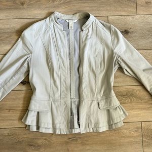 White House Black Market Peplum blazer size 6